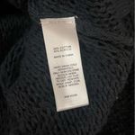 EXPRESS Sheer Cold Shoulder Sweater Top Sz XS Open Knit black Photo 5