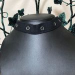 Gothic Black Grommet Punk Chocker New Photo 2