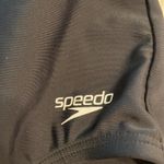 Speedo  Swimsuit size 8 BNWOT gray, black and blue color very pretty Photo 11
