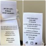 Rails  Roman Snow Leopard Linen Lyocell Tencel Blend Crew Neck Tee Top Size XL Photo 11