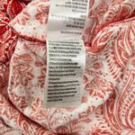 Farm Rio NWT  River Ride Linen Blend Beaded Short Size L Pull-On RED Photo 12