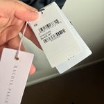 Rachel Parcell Black Satin Wrap Style Midi Dress with Puff Sleeves Photo 7