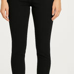 J. McLaughlin Sailor Jeans Black Gold Buttons Preppy Academia French Slim Sz 6 Photo 0