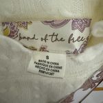 Band of Gypsies BAND OF THE FREE Raquel Ivory Ribbed Knit Cable Mock Neck Pullover Top NWT Small Photo 8