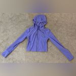 Lululemon NEW!! Nulu Mesh Cropped Define Jacket Coat Charged Indigo NWOT Size 4 Photo 5