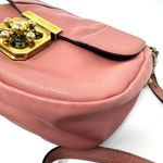 Chloé Chloe Elsie Crossbody – Pink Grained Leather with Gold Turn-Lock Photo 6