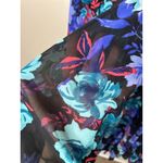 Jessica London Flyaway Maxi Dress Plus Size 22W Floral Sleeveless Flowy Chiffon Photo 2