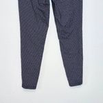 Nanette Lepore Navy Plaid Pull-on Cropped Pants Size Small Preppy Navy Pants Photo 5