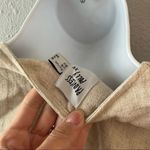 Princess Polly Tan Tie-Front Linen Blend Romper Photo 5