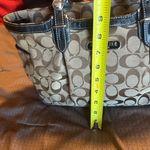 Coach  Tan and Brown Shoulder Bag with Signature Design Photo 15