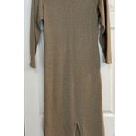 Peruvian Connection Maxi Dress Women’s Small Tan 100% Cotton Heavy Knit Cozy EUC Photo 1