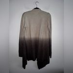 Barefoot Dreams  Cozy Chic Lite Ombré Calypso Wrap Cardigan S/M Stone and Cocoa Photo 7