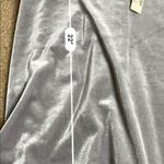 Madewell Grey silver velvet pajama cami top Photo 5