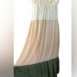 Luxology Elegant Colorblock Maxi Skirt Photo 1