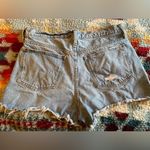 Madewell  Denim Cut Off Shorts Womens Size 28 Relaxed Mid Rise Relaxed Photo 7