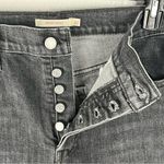 Levi's LEVI’S Wedgie Black Wash Button Fly High Rise Frayed Hem Skinny Jeans, Size 32 Photo 6