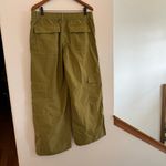 ZARA parachute women’s olive green cargo pants Photo 1
