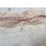 Abercrombie & Fitch  Lace Bralette Convertible Size M Ivory‎ & Nude Bandeau Photo 7