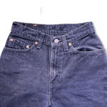 Vintage Levi’s 512 Women’s Slim Taper Jeans Black Charcoal USA Made High Rise Gray Size 27 Photo 15