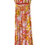 Abel the label  Anthropologie Rumi Maxi Dress, Yellow Orange, Sexy Back sz M Photo 2