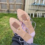 Vince  Kenna‎ Ankle Tie Strappy Sandals in Violetta 8.5 Photo 9