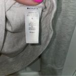 Athleta  Womens Mindset Sweatshirt Heathered Gray Long‎ Sleeve Soft Size Small Photo 3