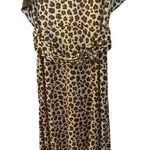 Tory Burch Women's Glady Animal Print Short Flutter Sleeve Dress Photo 8