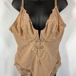 Popilush Bodysuit Underwire Thong Shapewear Size XXL NWT Tan Photo 0