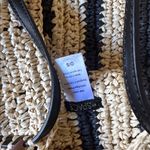 l*space L* Black and Cream Striped Tote Photo 2