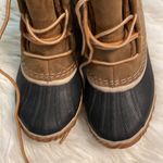 Sorel  Boots size 6 BNWOT waterproof boots very cute color black and brown Photo 11