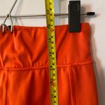 Savage X Fenty Sport Orange Biker Shorts Workout Women's size 12 / 14 Large Photo 8