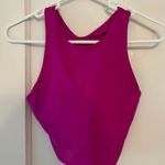 Athleta Magenta-Pink Conscious Crop Sports Bra Top Photo 0