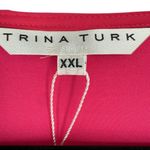 Trina Turk NWT Trina Turk Sand Dune Belted Jumpsuit Pink V Neck Sleeveless Wrap Size XXL Photo 2