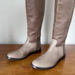 Tory Burch • Simone Over-the-Knee Boots leather Weathered Brown taupe grey Photo 2