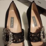 SJP BY SARAH JESSICA PARKER BLACK SATIN PUMP SIZE 35 Photo 1