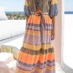 NEMA Marise maxi dress, made in Greece, size L, NWT Blue Size L Photo 0