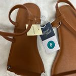 Universal Threads Universal Thread Brown and Gold Sandals Minimalist Design Photo 2