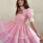 💕SELKIE💕 The Luaua 18th Dress ~ Pink Floral Print Small NWOT Photo 3