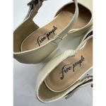 Free People Gwen Platform Mary Janes Moonlight White Chunky Heel Y2K Sz 40/9.5 Photo 5