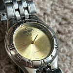 Seiko  lizé women’s vintage‎ silver/gold vintage stainless steel bracelet watch Photo 2