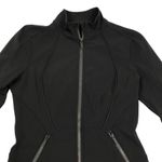 LULULEMON Sleek Essentials Jacket Women 6 Black Sporty Athletic Outdoor Luxtreme Photo 3