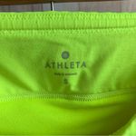 Athleta  Bright Neon Yellow Women's Athletic Running Shorts Photo 6