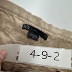 Armani Exchange Cargo Pants Women X Small Beige Drawstring Jogger Pockets Photo 2
