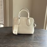 Tory Burch Off White Leather Mini Swing Satchel Photo 2