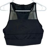 Zyia  Black All Star Mesh Racerback Sports Bra Size Large EUC #1092-PHX Photo 0