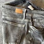 Judy Blue Grey Heavy Sand Skinny Jeans Size 28 Frayed Raw Hem Stretch Distressed Photo 10