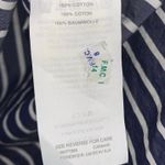 J.Crew  Blue & White Striped Off the Shoulder Top Photo 4