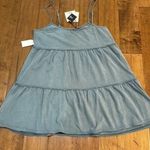 Very J NWT -  Spaghetti Strap Ruffle Tiered Mini Dress Photo 7