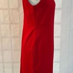 Talbots NWT sleeveless red business professional sheath dress size 6 Photo 3