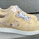 Nike Court Vision Low 'Sesame Camo' Sneakers Tan/Pink Collectible Streetwear Photo 0